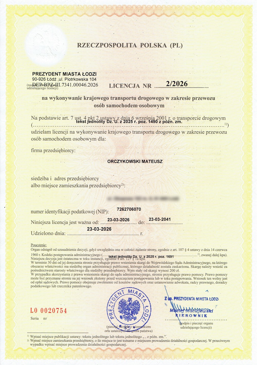 Licencja Diamond Transfer